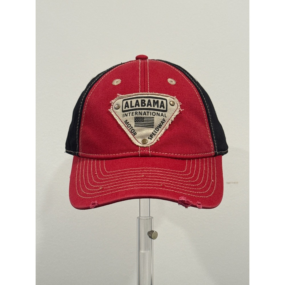 NASCAR Classics Alabama International Motor Speedway Hat Adult OSFA Red Good